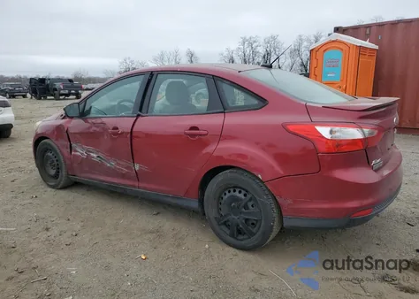 2013 Ford Focus Se from USA, damaged, VIN 1FADP3F28DL186453